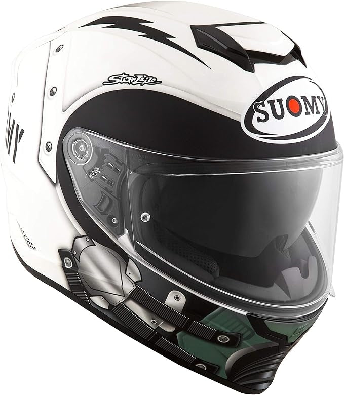 Visibilidad del casco de moto Suomy Stellar Cyclone Matt Racing