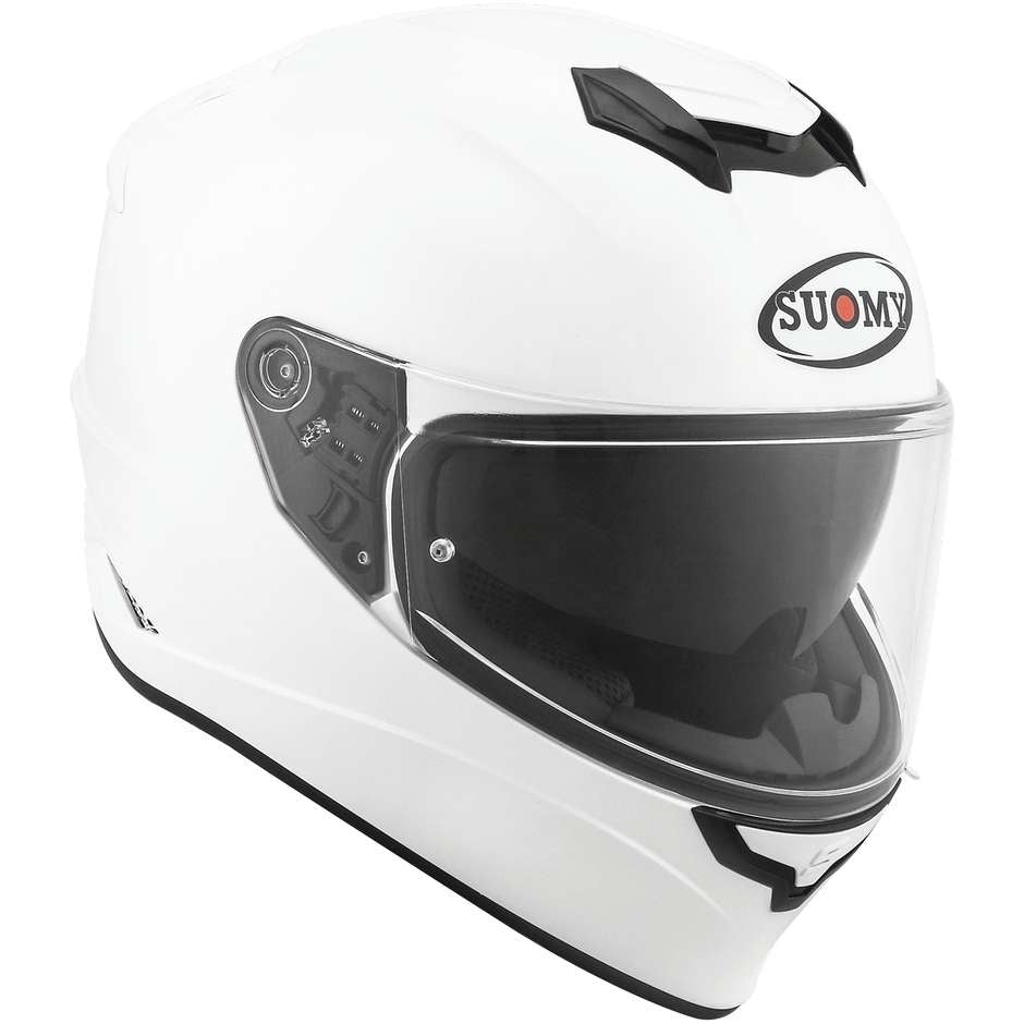 SUOMY-CASCOS STELLAR PLAIN WHITE - SECURTEX MOTOR S.L (t/a MaximoMoto)