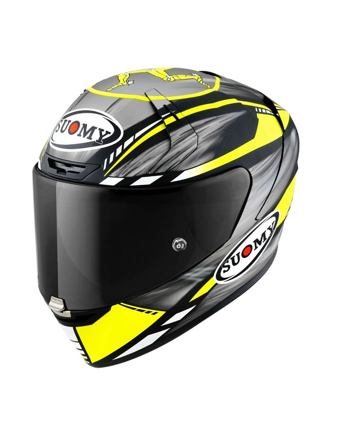 SUOMY-CASCOS SR-GP ON BOARD GREY/YLW FLUO MATT - SECURTEX MOTOR S.L (t/a MaximoMoto)