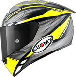 SUOMY-CASCOS SR-GP ON BOARD GREY/YLW FLUO MATT - SECURTEX MOTOR S.L (t/a MaximoMoto)