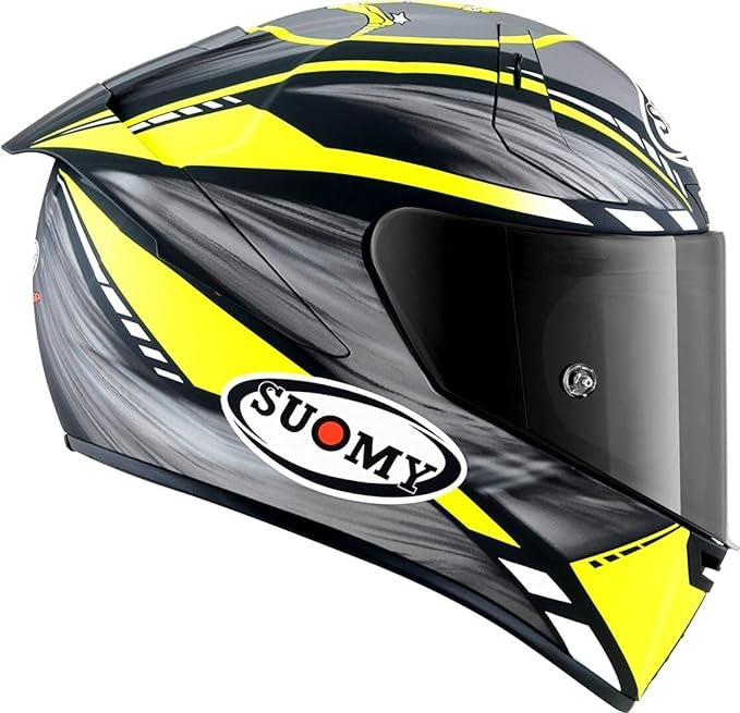 SUOMY-CASCOS SR-GP ON BOARD GREY/YLW FLUO MATT - SECURTEX MOTOR S.L (t/a MaximoMoto)