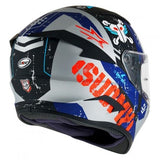 SUOMY-CASCOS SPEEDSTAR TACTIC MATT SILVER/RED - SECURTEX MOTOR S.L (t/a MaximoMoto)