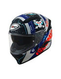 SUOMY-CASCOS SPEEDSTAR TACTIC MATT SILVER/RED - SECURTEX MOTOR S.L (t/a MaximoMoto)