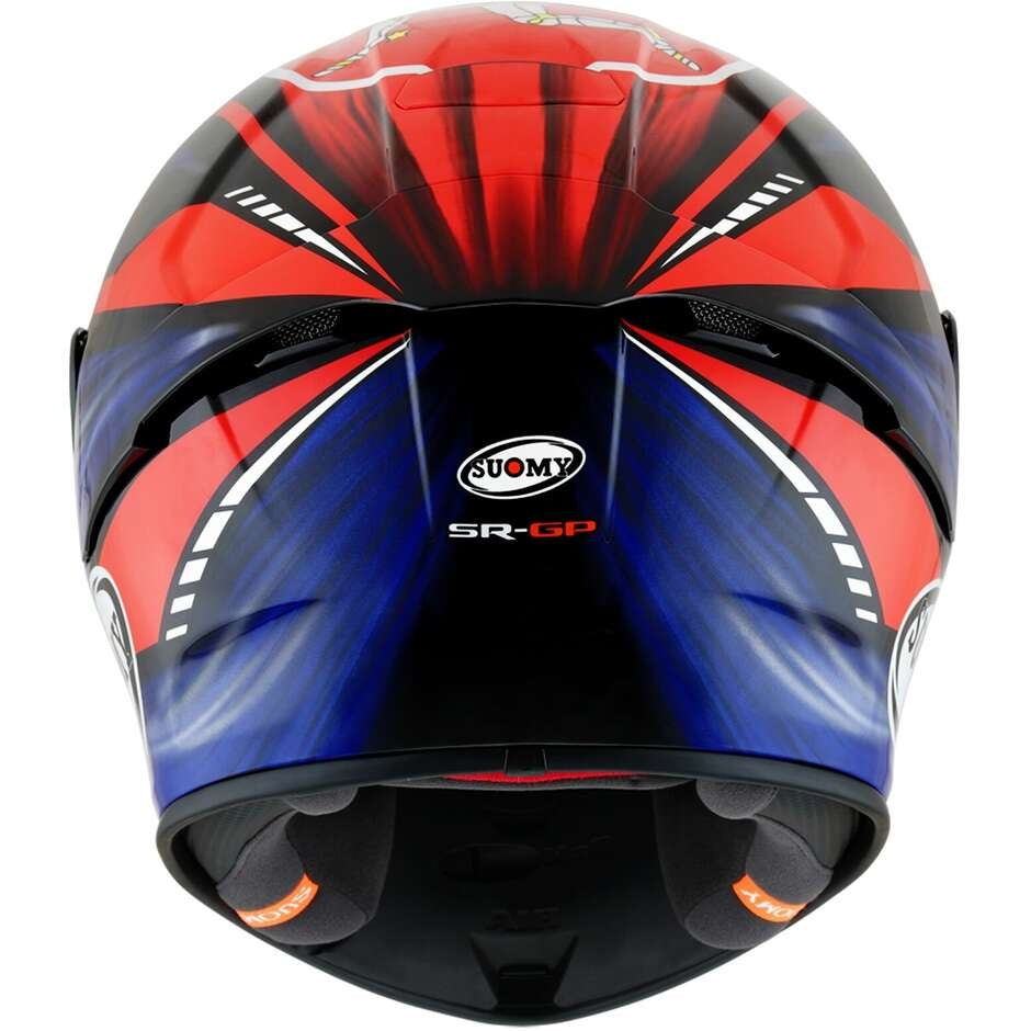 SUOMY-CASCOS SR-GP ON BOARD BLUE/RED FLUO - SECURTEX MOTOR S.L (t/a MaximoMoto)