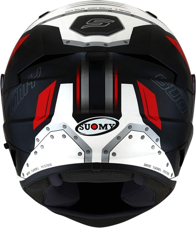 SUOMY-CASCOS SPEED STAR AIRPLANE WHITE/RED - SECURTEX MOTOR S.L (t/a MaximoMoto)