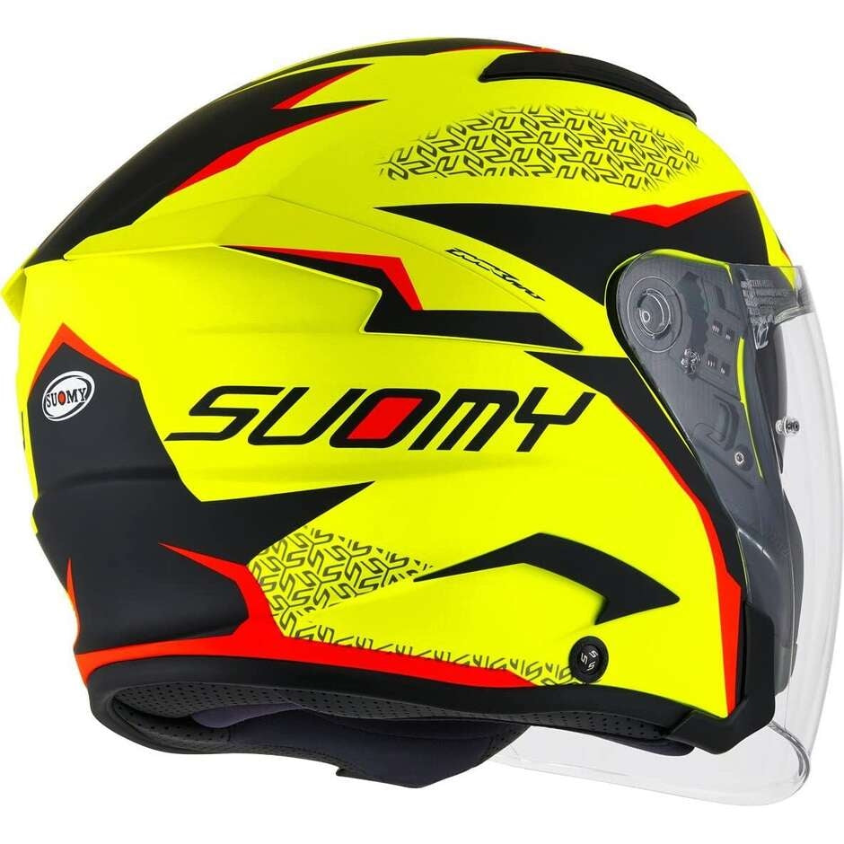 SUOMY-CASCOS SPEEDJET LUMINISM MATT YELLOW FLUO/XS - SECURTEX MOTOR S.L (t/a MaximoMoto)