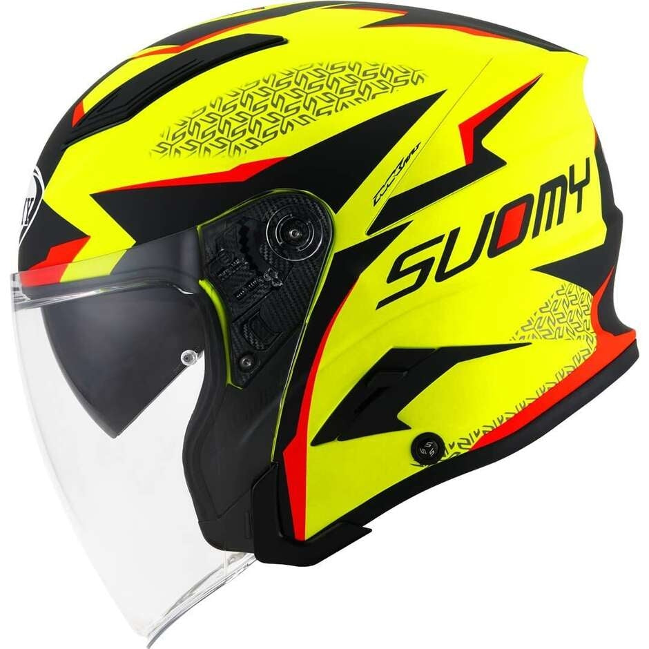 SUOMY-CASCOS SPEEDJET LUMINISM MATT YELLOW FLUO/XS - SECURTEX MOTOR S.L (t/a MaximoMoto)