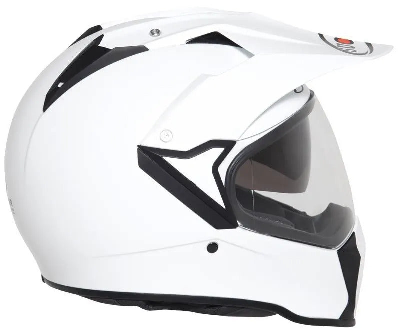 SUOMY-CASCOS MX TOURER PLAIN WHITE - SECURTEX MOTOR S.L (t/a MaximoMoto)