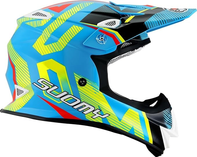 SUOMY-CASCOS MR JUMP UNLEASHED BLUE/YELLOW - SECURTEX MOTOR S.L (t/a MaximoMoto)