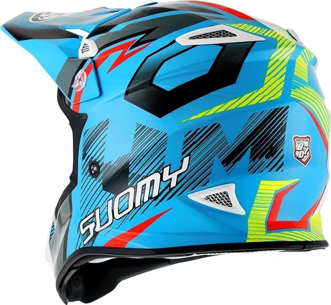 SUOMY-CASCOS MR JUMP UNLEASHED BLUE/YELLOW - SECURTEX MOTOR S.L (t/a MaximoMoto)