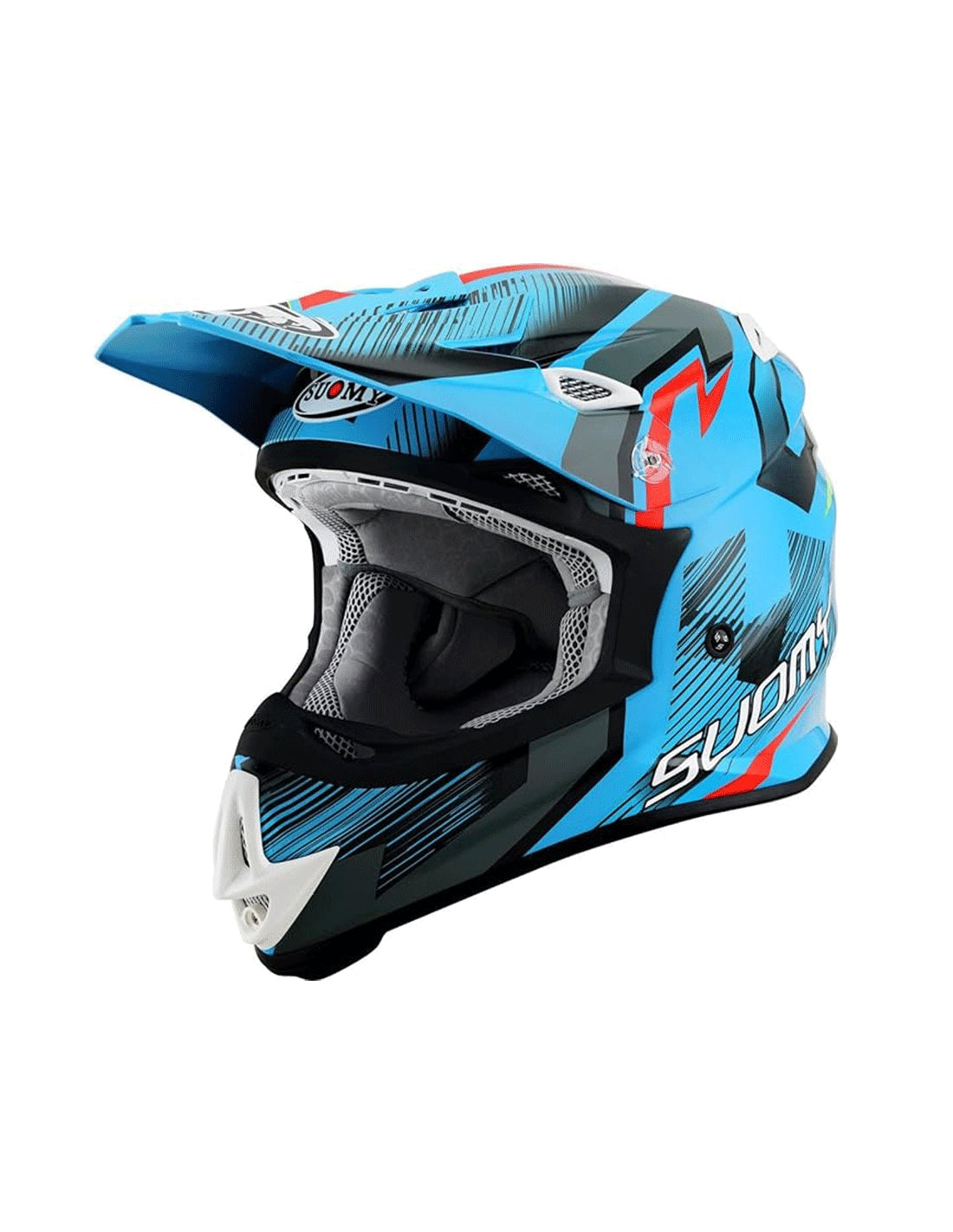 SUOMY-CASCOS MR JUMP UNLEASHED BLUE/YELLOW - SECURTEX MOTOR S.L (t/a MaximoMoto)