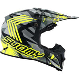 SUOMY-CASCOS MX SPEED PRO SERGEANT MATT GREY/YELLOW FLUO - SECURTEX MOTOR S.L (t/a MaximoMoto)