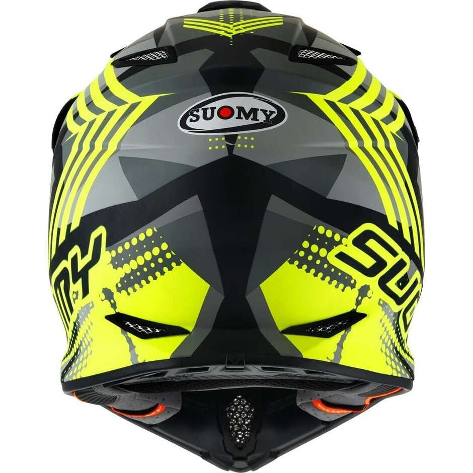 SUOMY-CASCOS MX SPEED PRO SERGEANT MATT GREY/YELLOW FLUO - SECURTEX MOTOR S.L (t/a MaximoMoto)