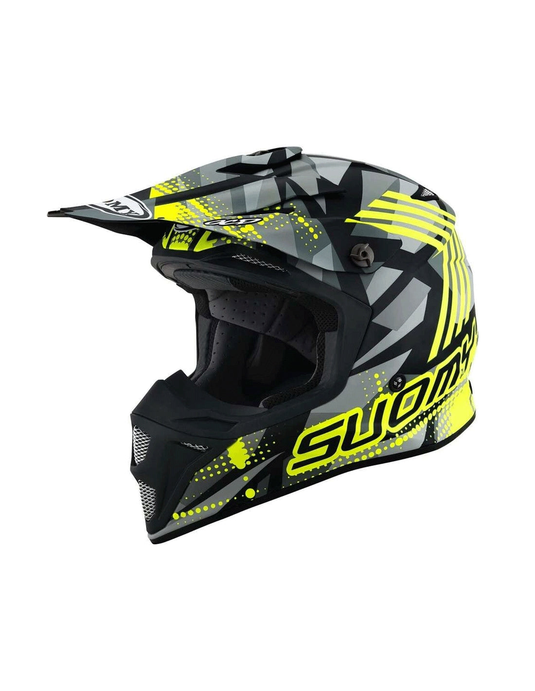 SUOMY-CASCOS MX SPEED PRO SERGEANT MATT GREY/YELLOW FLUO - SECURTEX MOTOR S.L (t/a MaximoMoto)