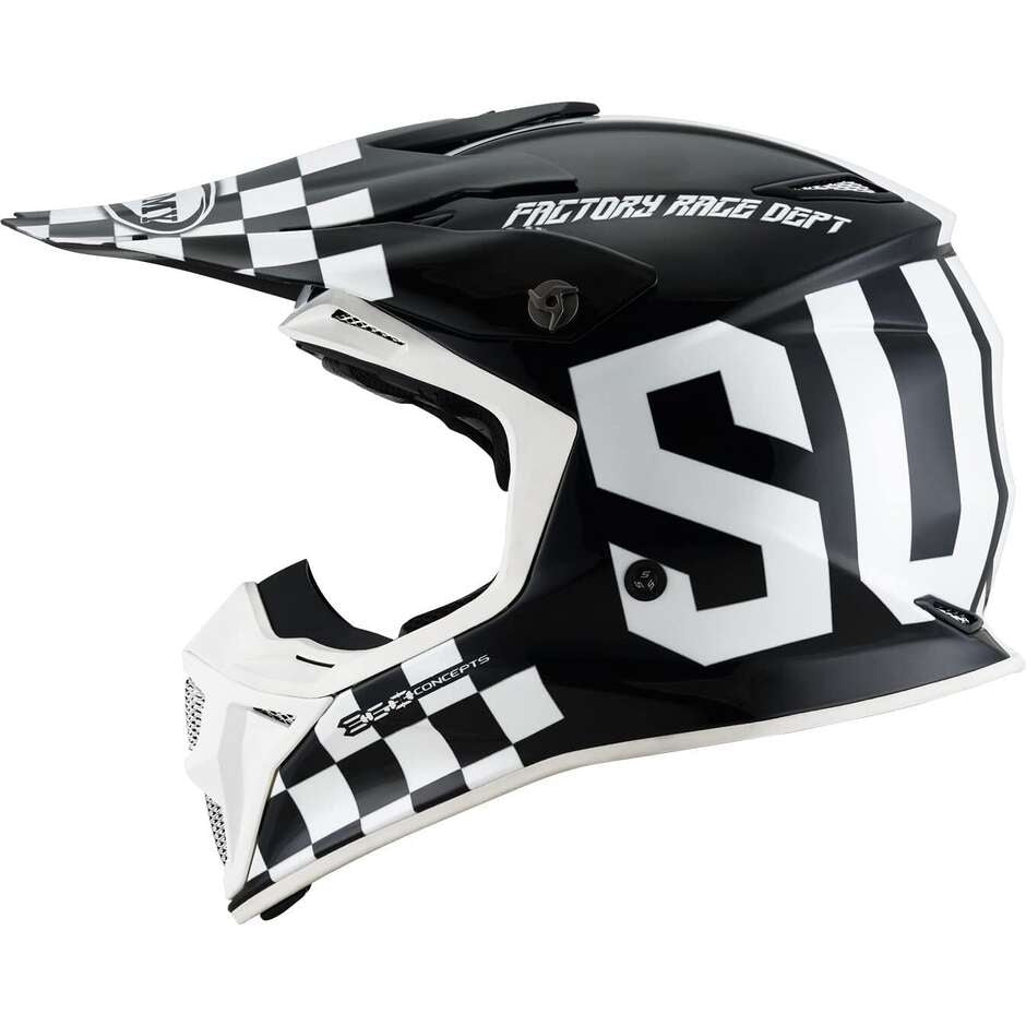 SUOMY-CASCOS MX SPEED PRO MASTER BLACK/WHITE - SECURTEX MOTOR S.L (t/a MaximoMoto)