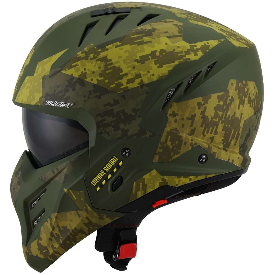 SUOMY-CASCOS ARMOR URBAN SQUAD CAMOUPLANOE MATT ARMY GREEN - SECURTEX MOTOR S.L (t/a MaximoMoto)
