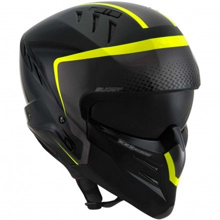SUOMY-CASCOS ARMOR CREW BLACK/YELLOW - SECURTEX MOTOR S.L (t/a MaximoMoto)