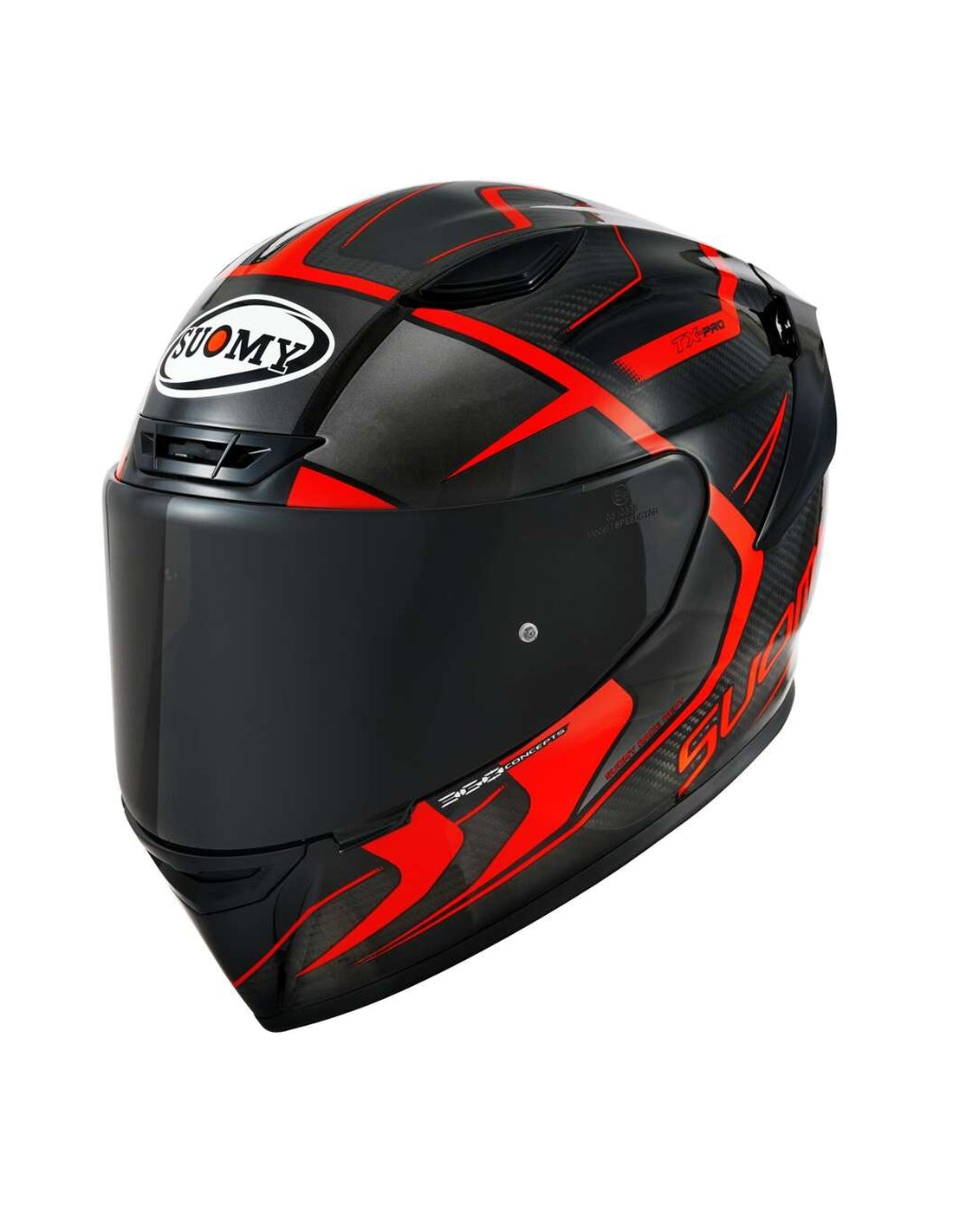 SUOMY-CASCOS TX-PRO ADVANCE RED FLUO - SECURTEX MOTOR S.L (t/a MaximoMoto)