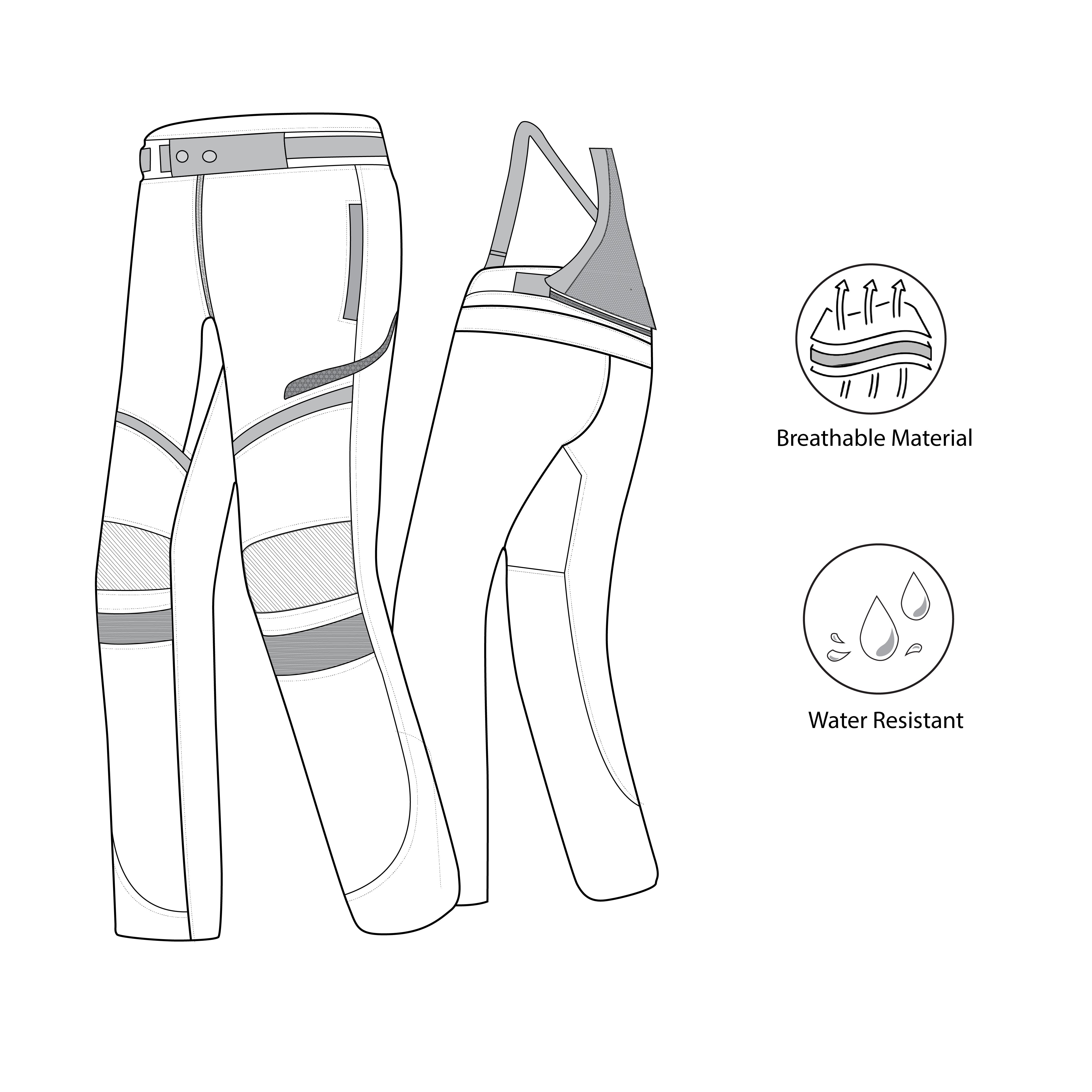 BELA - Pantalón Calm Digger Man Negro - SECURTEX MOTOR S.L (t/a MaximoMoto)