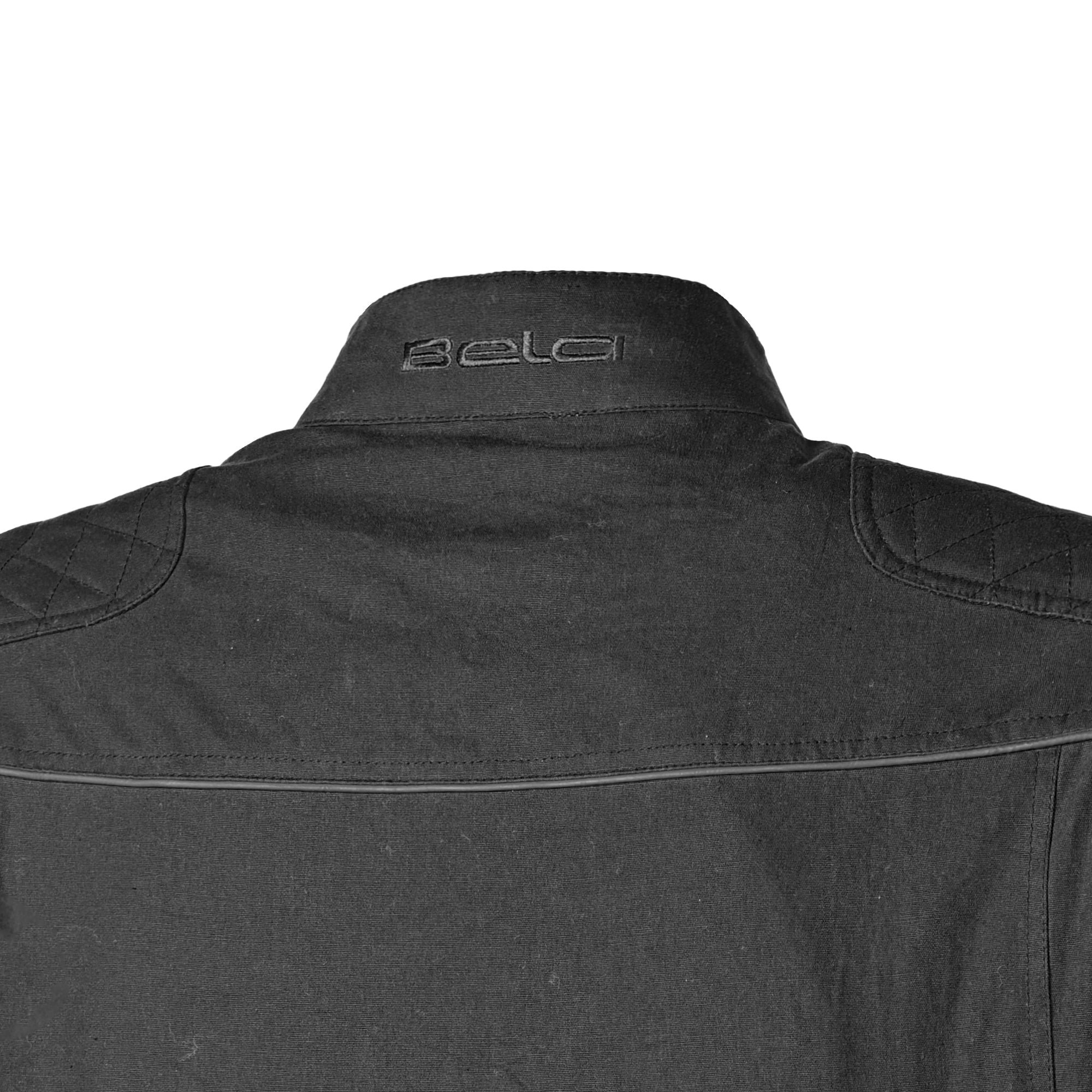 BELA  - Chaqueta Textil Clutch Wax Cotton Jacket Negro - SECURTEX MOTOR S.L (t/a MaximoMoto)