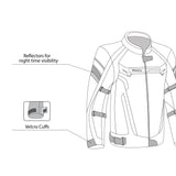 BELA-Chaqueta HighLand Man Negro/Blanco - SECURTEX MOTOR S.L (t/a MaximoMoto)