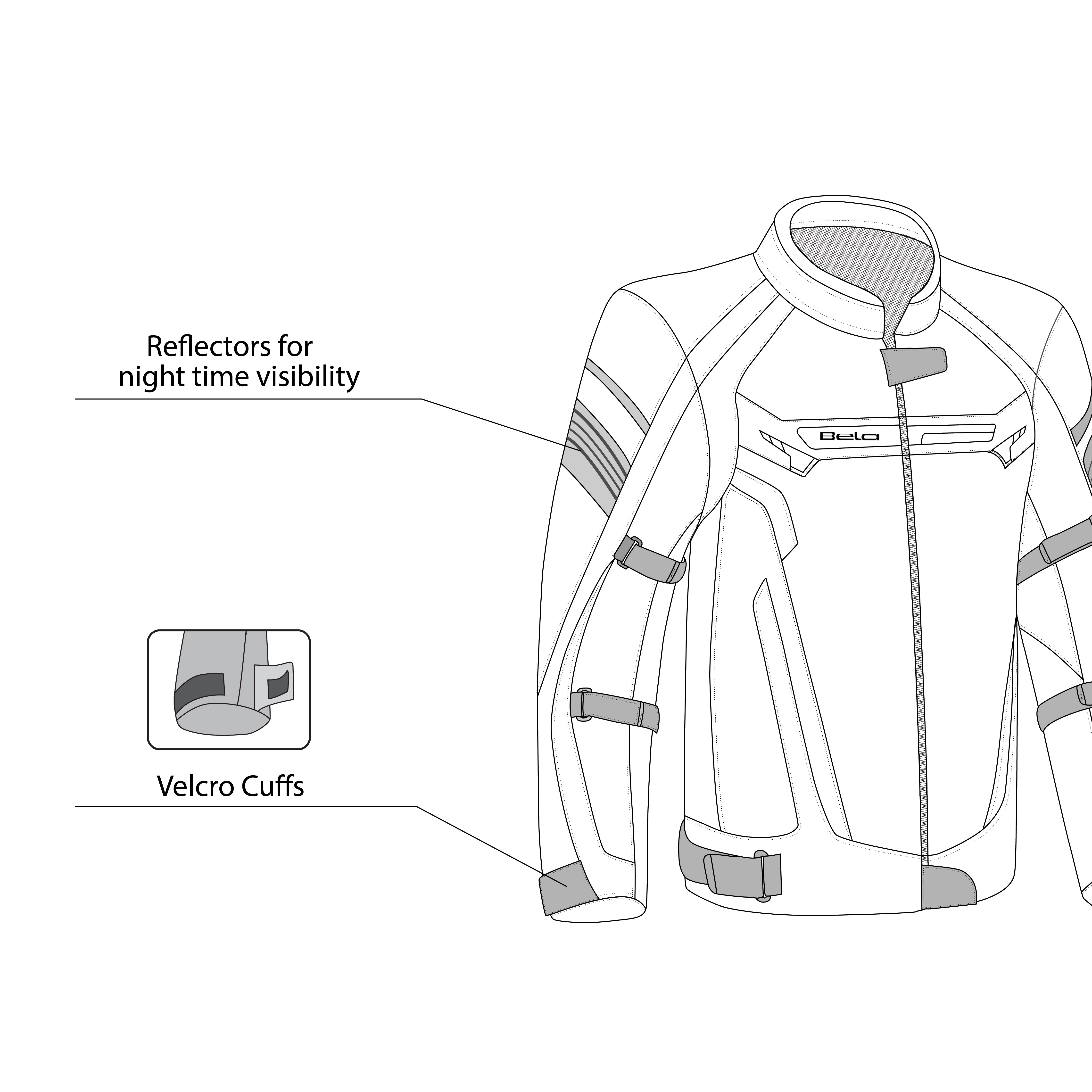 BELA-CHAQUETA HIGHLAND MAN NEGRO/VERDE - SECURTEX MOTOR S.L (t/a MaximoMoto)