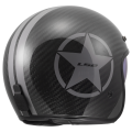LS2 OF601 BOB II C STAR CASCO DE MOTO GRIS