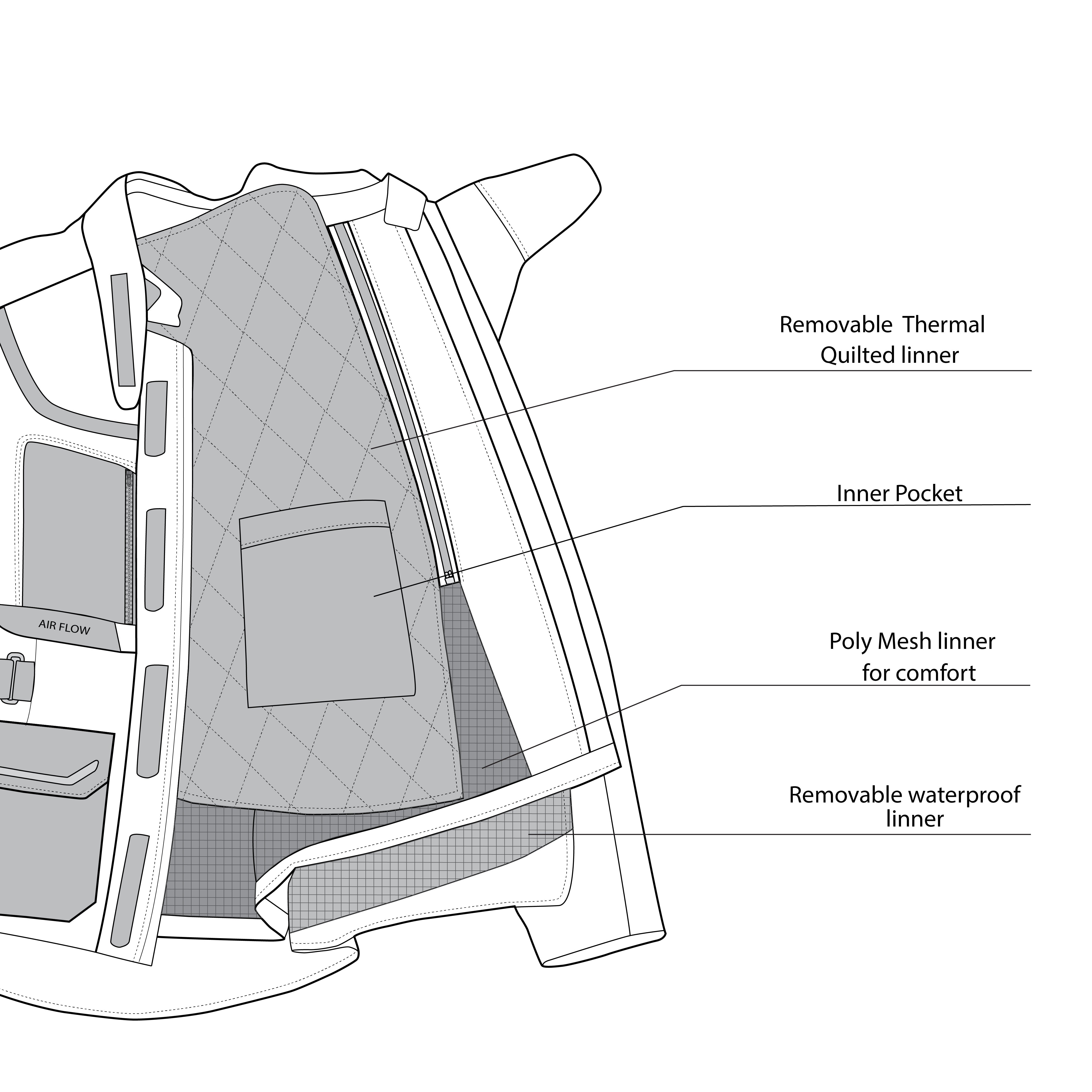 BELA - TRANSFORMER 3IN1  Negro/Amarillo Fluor - SECURTEX MOTOR S.L (t/a MaximoMoto)