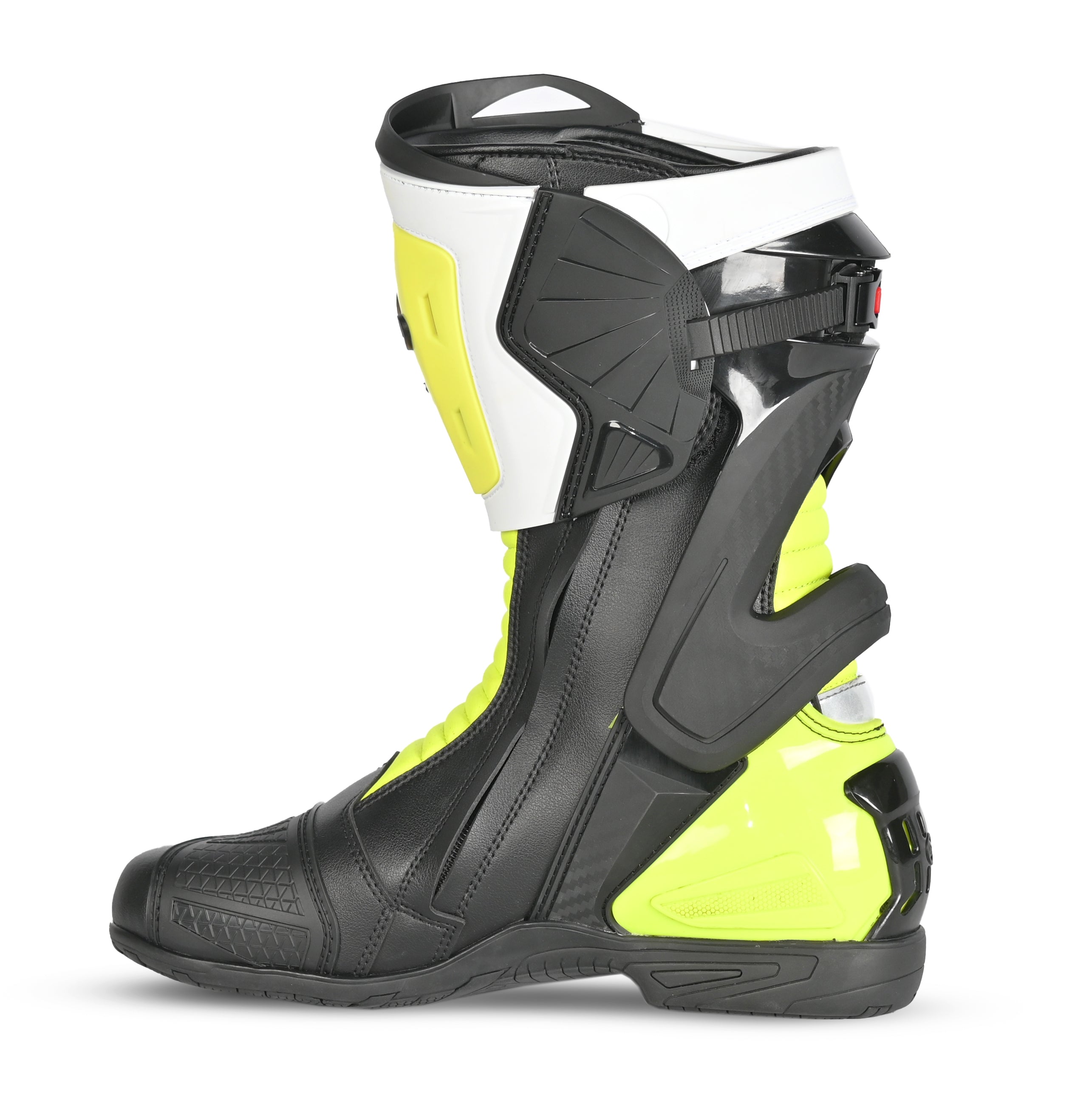 BELA - Botas Racing Turbo Track Negro/Amarillo Fluor - SECURTEX MOTOR S.L (t/a MaximoMoto)