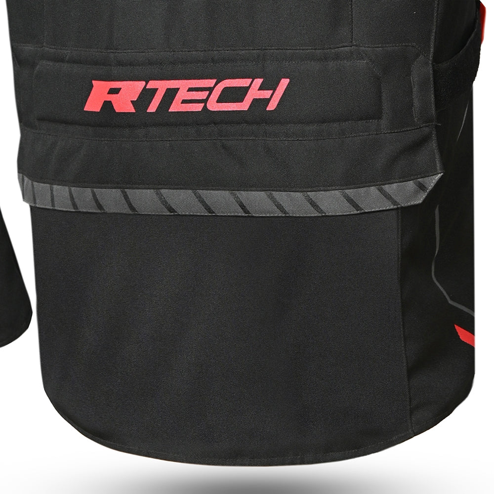 R-TECH Chaqueta Textil Knight Rider (Long) Negro/Antracita/Rojo - SECURTEX MOTOR S.L (t/a MaximoMoto)