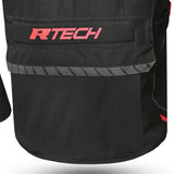R-TECH Chaqueta Textil Knight Rider (Long) Negro/Antracita/Rojo - SECURTEX MOTOR S.L (t/a MaximoMoto)