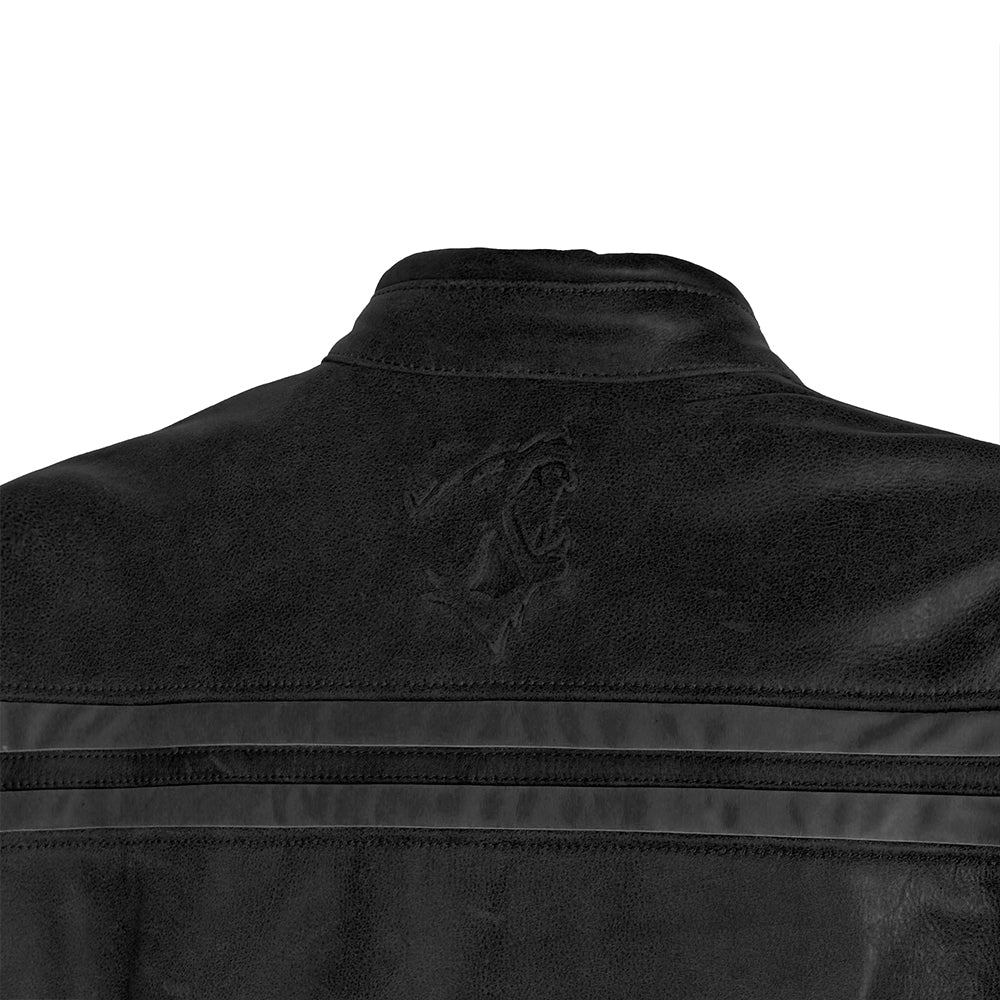 BELA - Chaqueta Piel Night Hawk Vintage Negro/Gris - SECURTEX MOTOR S.L (t/a MaximoMoto)