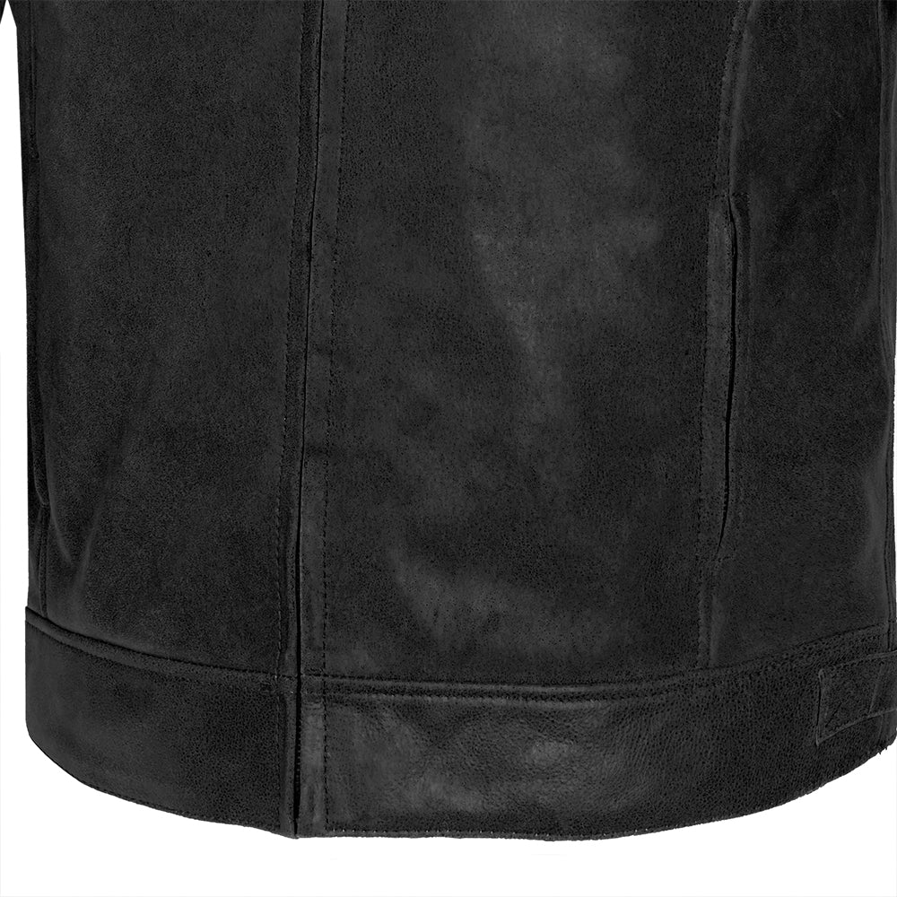 BELA - Chaqueta Piel Night Hawk Vintage Negro/Gris - SECURTEX MOTOR S.L (t/a MaximoMoto)