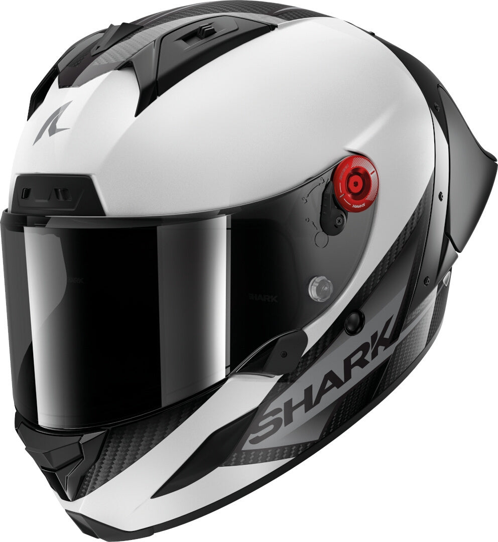 SHARK AERON-GP BLANK SP INTEGRAL CASCO Carbono Blanco Antracita