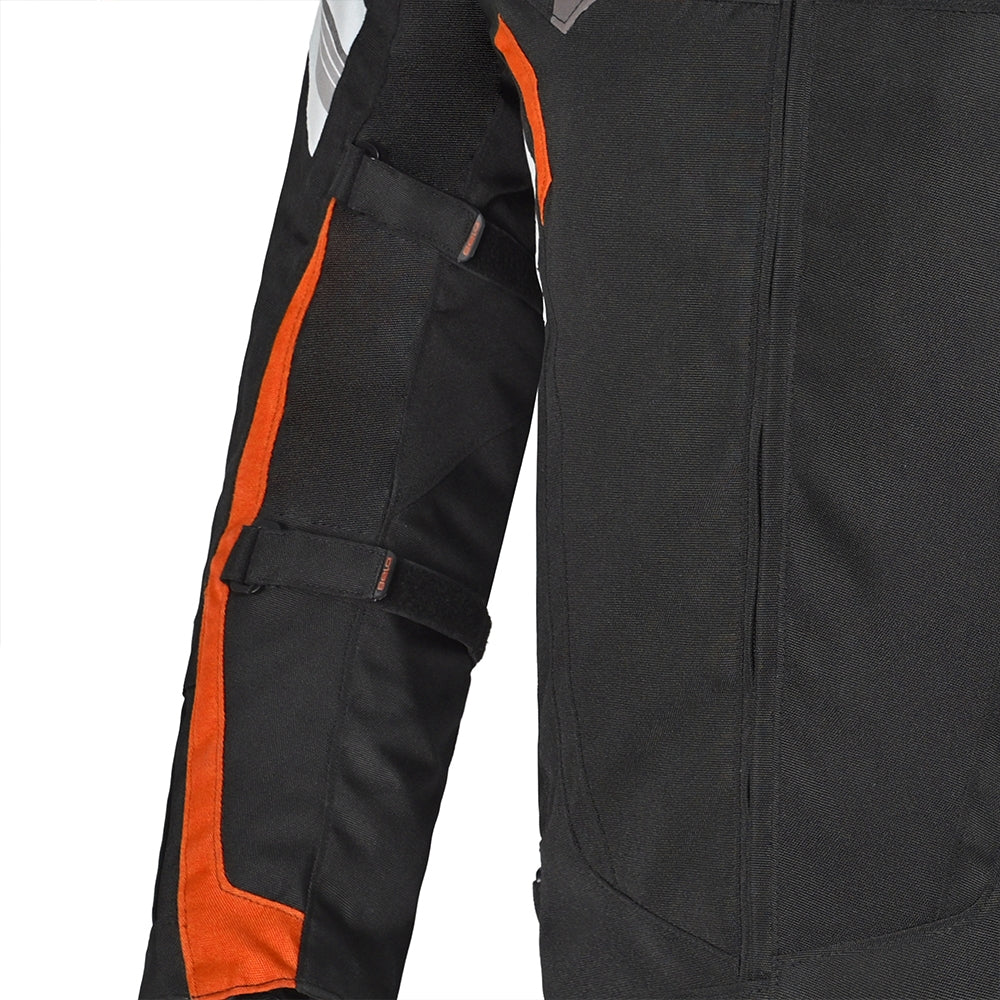 BELA-Chaqueta HighLand Man Negro/Blanco/Naranja - SECURTEX MOTOR S.L (t/a MaximoMoto)