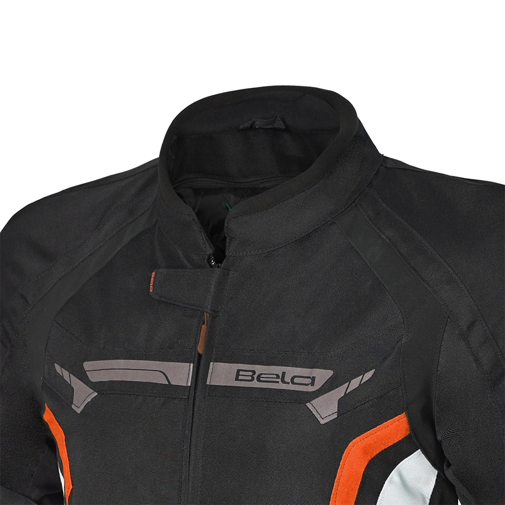 BELA-Chaqueta HighLand Man Negro/Blanco/Naranja - SECURTEX MOTOR S.L (t/a MaximoMoto)