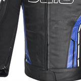 BELA - Chaqueta Piel Rocket man Negro/Azul - SECURTEX MOTOR S.L (t/a MaximoMoto)