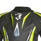 BELA - Chaqueta Piel Rocket man Negro/Amarillo Fluor - SECURTEX MOTOR S.L (t/a MaximoMoto)