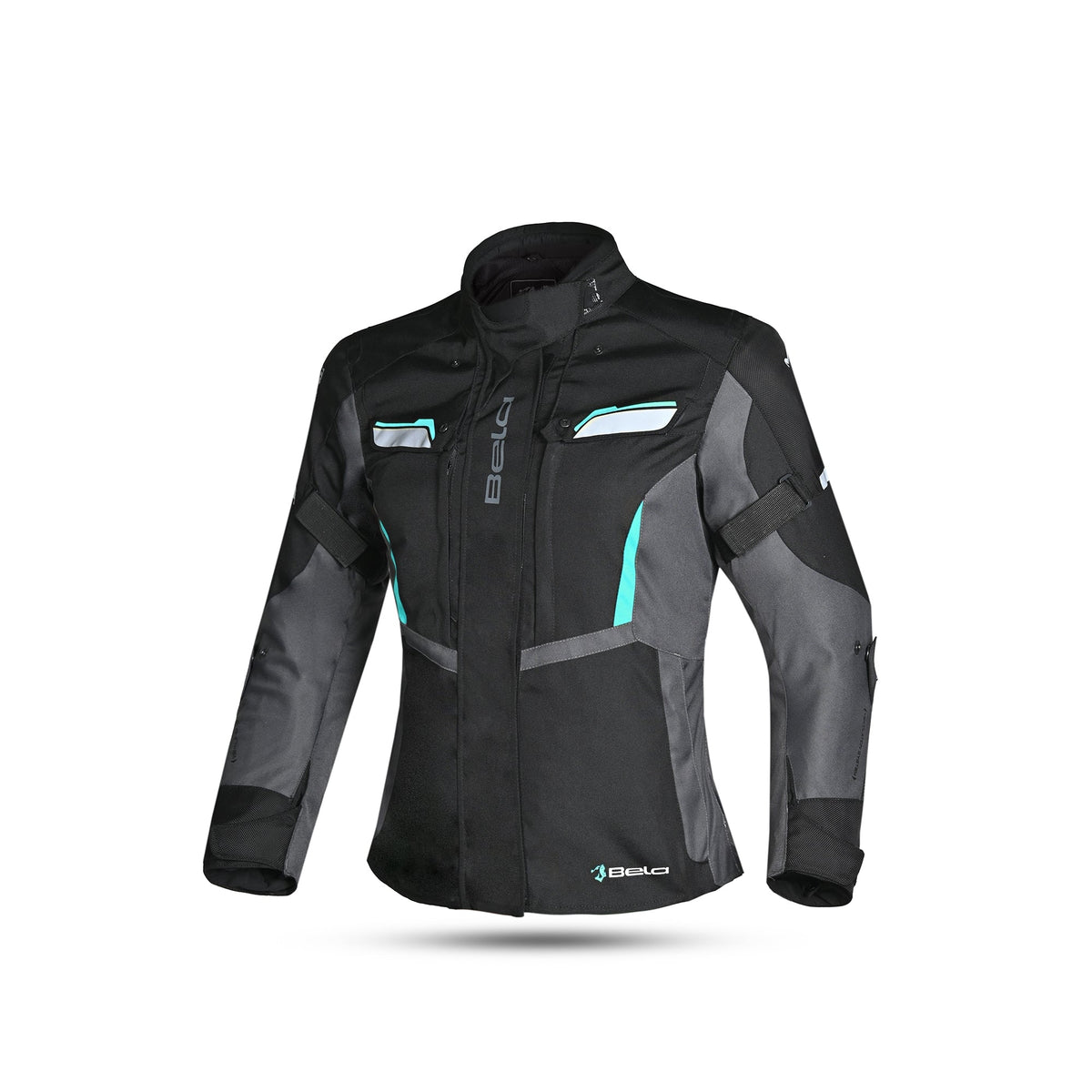 BELA - Chaqueta Textil Hurricane Lady  Negro/Turquesa - SECURTEX MOTOR S.L (t/a MaximoMoto)