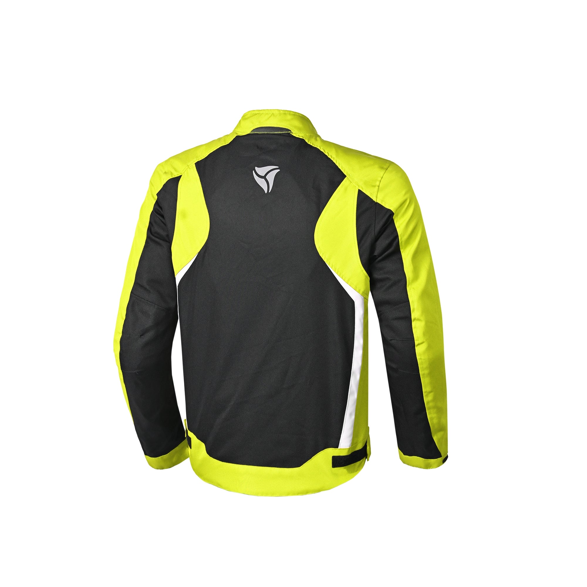 R-TECH - Chaqueta Textil Motril Negro/Amarillo Fluor