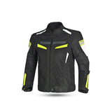 BELA - CHAQUETA TEXTIL SPRINTER NEGRO/AMARILLO FLUOR - SECURTEX MOTOR S.L (t/a MaximoMoto)