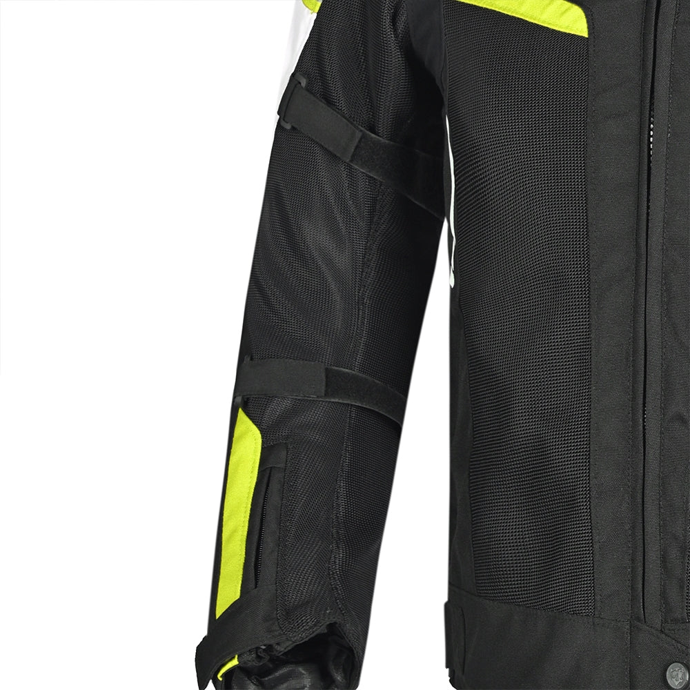 BELA - CHAQUETA TEXTIL SPRINTER NEGRO/AMARILLO FLUOR - SECURTEX MOTOR S.L (t/a MaximoMoto)