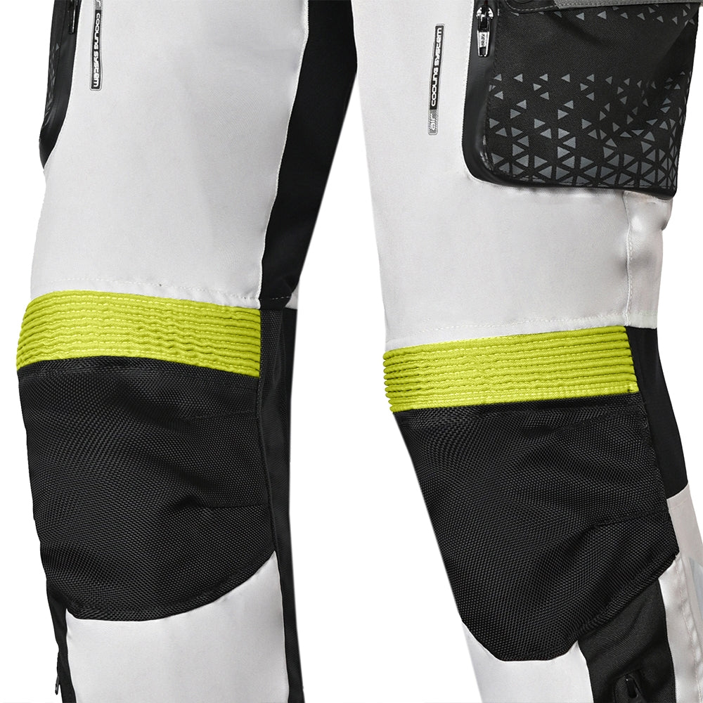 BELA - Pantalón Crossroad Extreme WP Hielo/Gris/Amarillo Fluor - SECURTEX MOTOR S.L (t/a MaximoMoto)