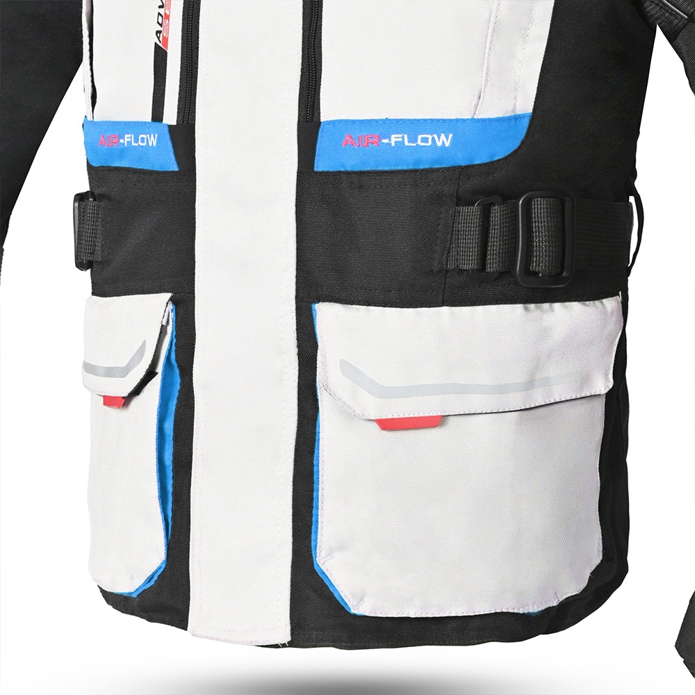 BELA - TRANSFORMER 3IN1  Gris/Negro/Azul - SECURTEX MOTOR S.L (t/a MaximoMoto)