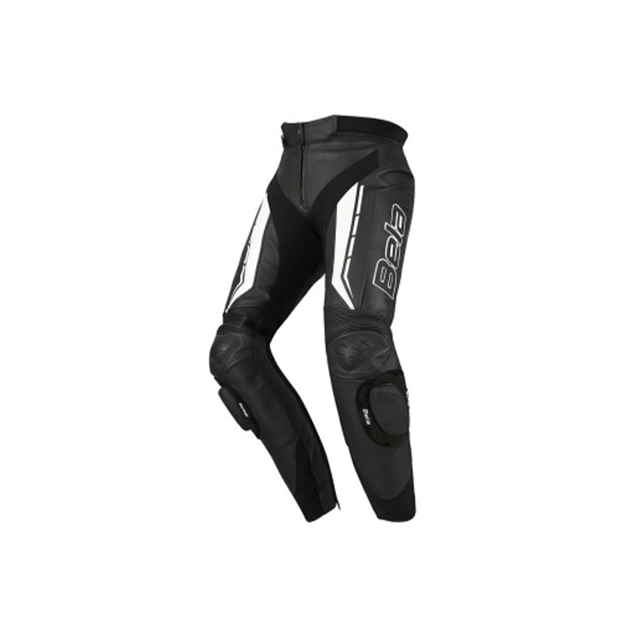 BELA - Pantalón Piel Rocket Lady Pant Negro/Blanco - SECURTEX MOTOR S.L (t/a MaximoMoto)