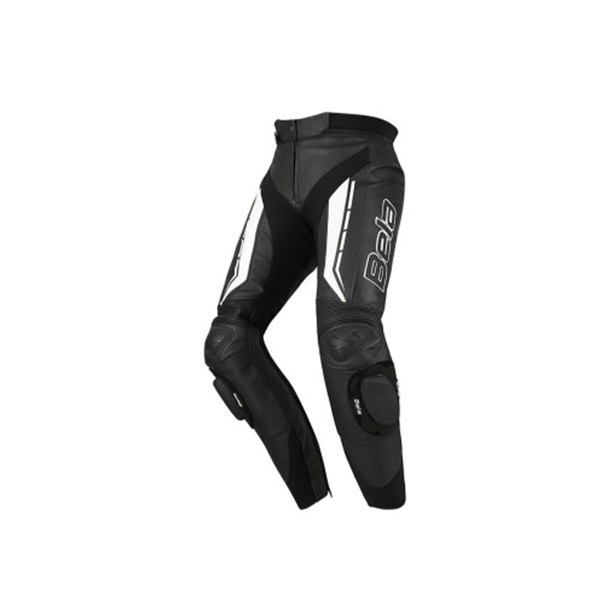 BELA - Pantalón Piel Rocket Lady Pant Negro/Blanco - SECURTEX MOTOR S.L (t/a MaximoMoto)
