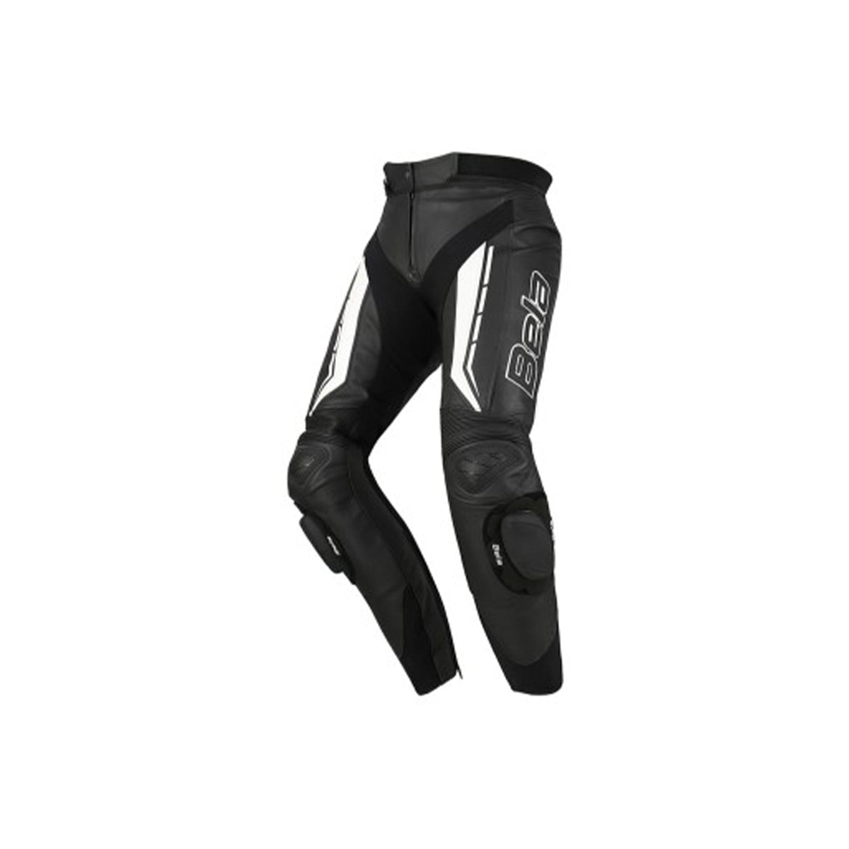 BELA - Pantalón Piel Rocket Man Pant Negro/Blanco - SECURTEX MOTOR S.L (t/a MaximoMoto)