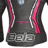 BELA - Chaqueta Piel Rocket lady Negro/Rosa - SECURTEX MOTOR S.L (t/a MaximoMoto)