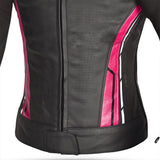 BELA - Chaqueta Piel Rocket lady Negro/Rosa - SECURTEX MOTOR S.L (t/a MaximoMoto)