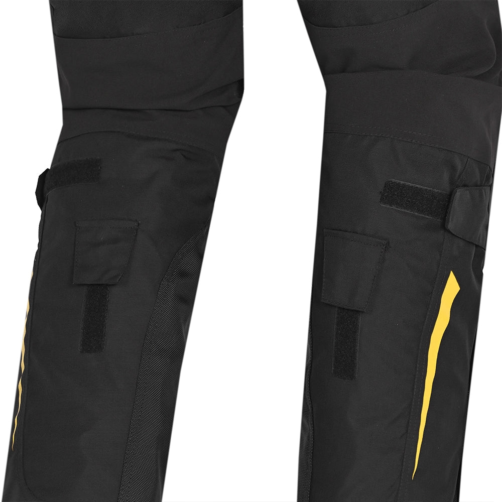 BELA - Pantalón Textil Transformer Negro/Amarillo Fluor - SECURTEX MOTOR S.L (t/a MaximoMoto)